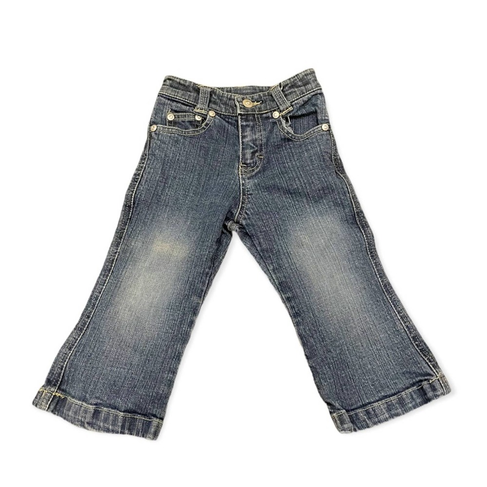 Disney Store Exclusive Toddler Jeans Princess Crown Symbol Back Pockets Size 2